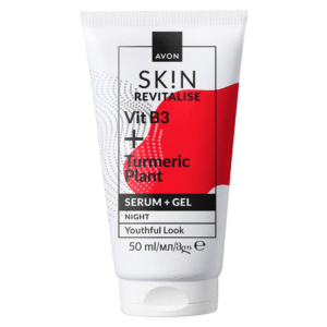 Rewitalizujące serum i żel do twarzy na noc 2 w 1