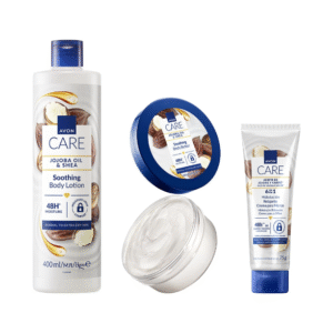 9808834_1_lg Zestaw pielęgnacyjny Avon Care Jojoba i Masło Shea