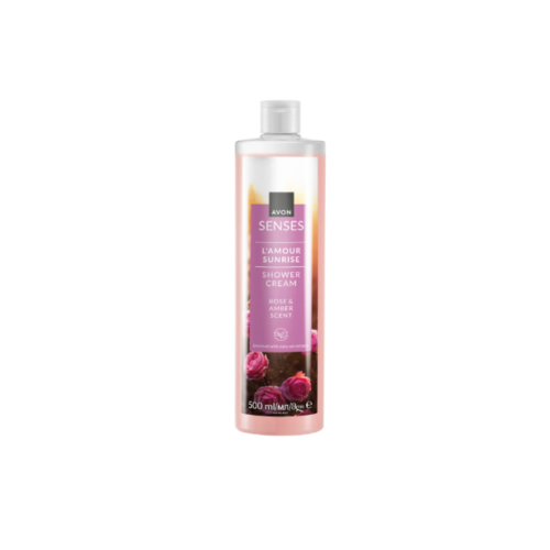 roza 500ml Kremowy żel pod prysznic L'Amour Sunrise Senses – 500 ml